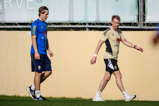Johan Bångsbo of the Swedish men's football national team