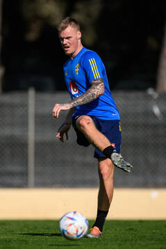 Victor Eriksson of the Swedish men's football national team