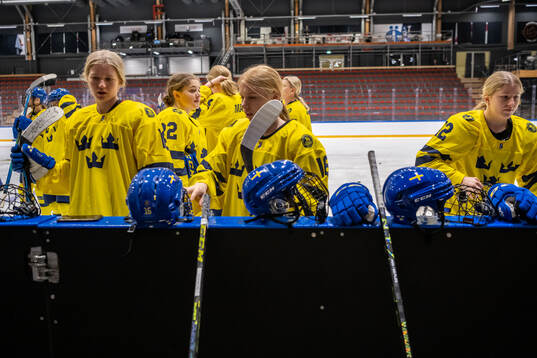 Hilda Svensson, Emilia Bergeby Hallbeck and Stina Andersson