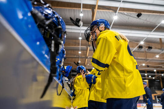 Mira Markström of Sweden at a practice session