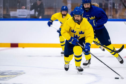 Olivia Sohrner of Sweden at a practice session