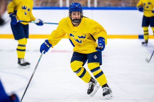 Emma Rehn of Sweden at a practice session