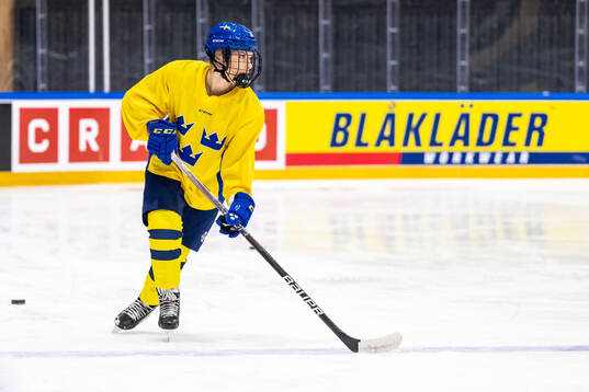 Emilia Bergeby Hallbeck of Sweden at a practice session
