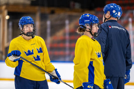 Moa Gustafsson of Sweden at a practice session