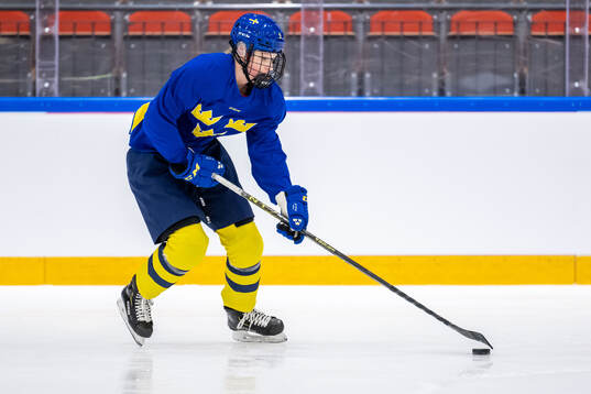 Mira Markström of Sweden at a practice session
