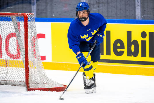 Jenna Raunio of Sweden at a practice session