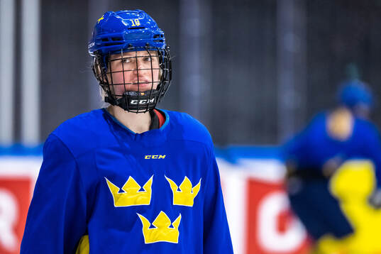 Hilda Svensson of Sweden at a practice session