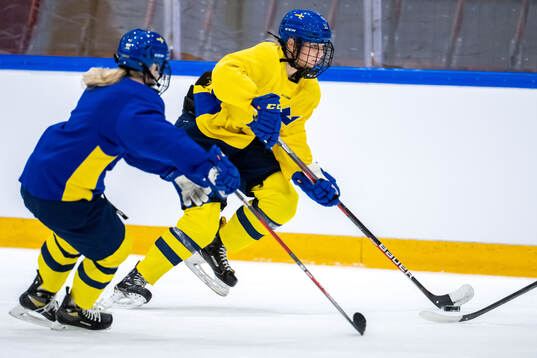 Ella Hellman of Sweden at a practice session