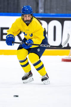 Olivia Sohrner of Sweden at a practice session