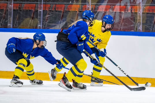Moa Gustafsson of Sweden at a practice session
