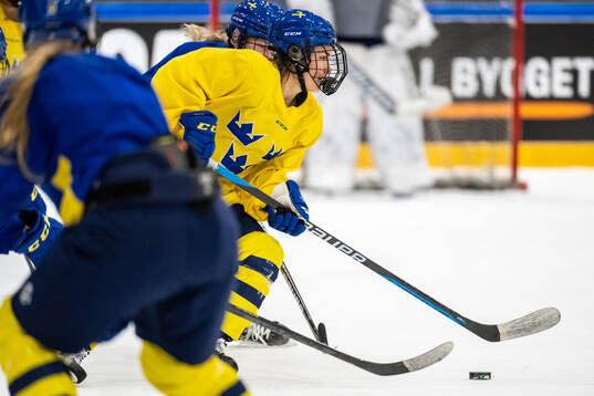 of Sweden at a practice session