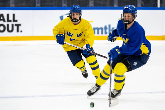 Emilia Bergeby Hallbeck of Sweden at a practice session