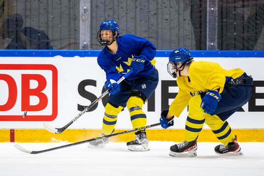 Mira Hallin of Sweden at a practice session