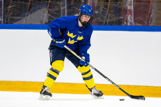 Stina Andersson of Sweden at a practice session