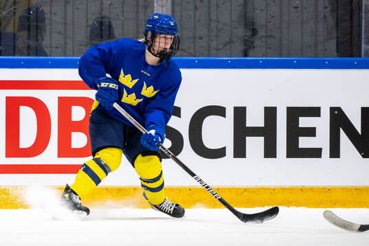 Stina Andersson of Sweden at a practice session