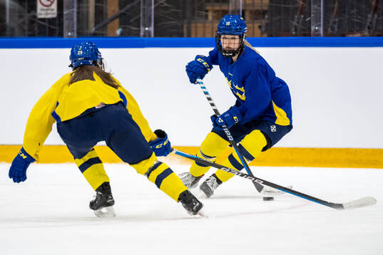 Hilda Svensson of Sweden at a practice session