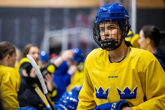 Olivia Sohrner of Sweden at a practice session