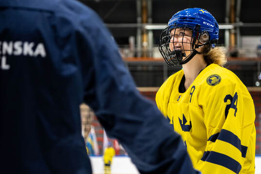 Ebba Hedqvist of Sweden at a practice session