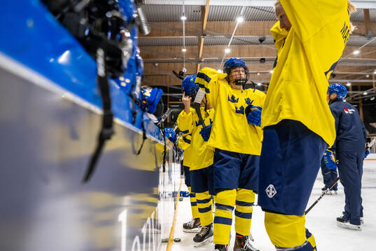 Hilda Svensson of Sweden at a practice session