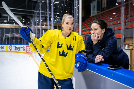 Ebba Hedqvist of Sweden at a practice session