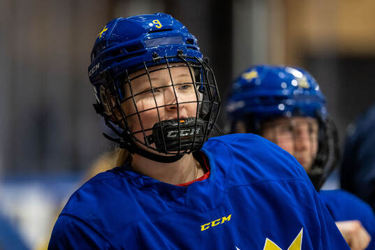 Mira Markström of Sweden at a practice session