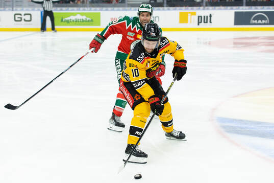 Frölundas Joel Lundqvist och Luleås Einar Emanuelsson