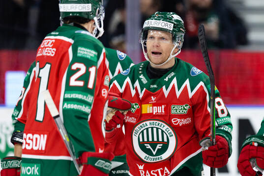 Frölundas Ryan Lasch jublar