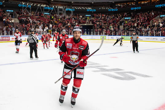 Malmö Redhawks Pathrik Westerholm jublar