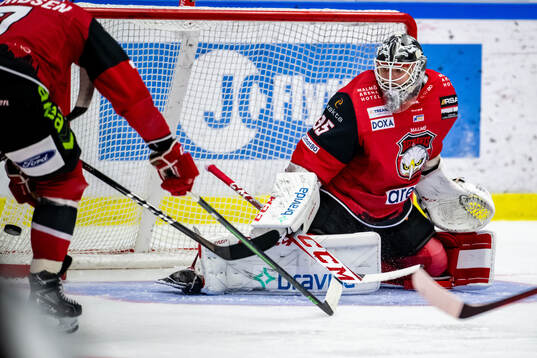 Malmö Redhawks målvakt Adam Werner