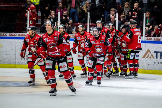 Malmö Redhawks Ponthus Westerholm jublar