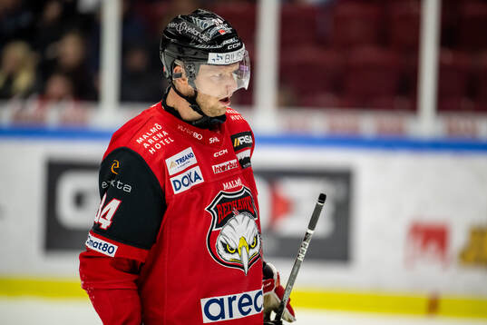 Malmö Redhawks Carl Söderberg deppar