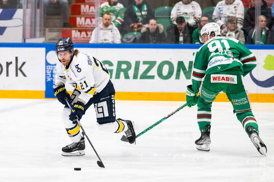 HV71s Mattias Tedenby och Malmö Redhawks Rögles Adam
