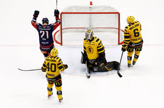 Mål 5-2 av Linköpings Christoffer Ehn förbi Skellefteås