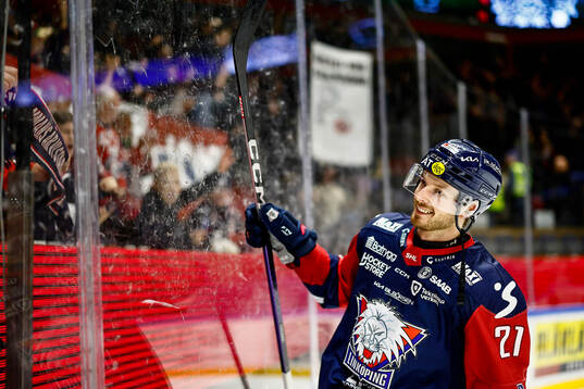 Linköpings Christoffer Ehn jublar