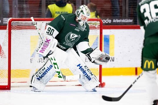 Färjestads målvakt Matthew Tomkins