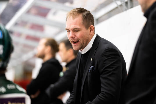 Färjestads huvudtränare Tomas Mitell