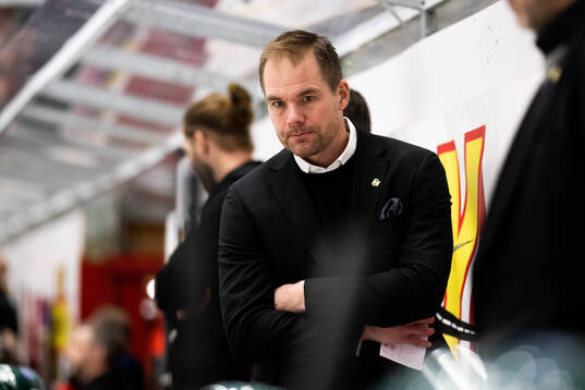 Färjestads huvudtränare Tomas Mitell