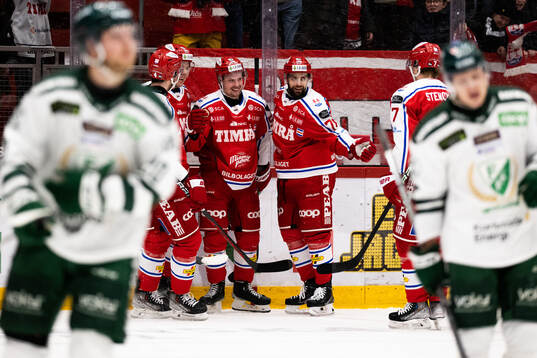 Timrås Jonathan Dahlén jublar