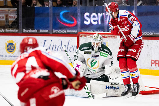 Färjestads målvakt Matthew Tomkins