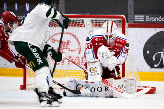 Timrås målvakt Jacob Johansson