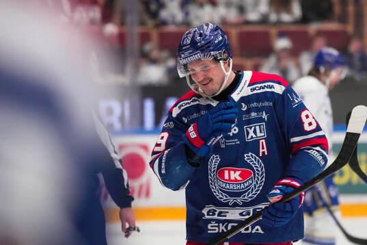 Oskarshamns Patrik Karlkvist jublar