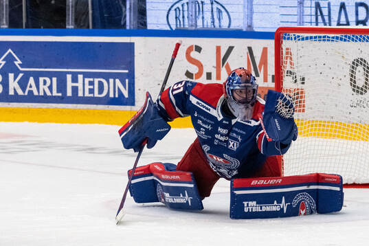 Oskarshamns målvakt Tim Juel