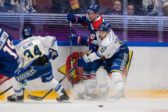 Leksands Arvid Eljas och Jesper Kandergård mot Oskarshamns