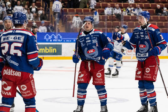 Oskarshamns Lukas Pilö, Patrik Karlkvist och William Worge