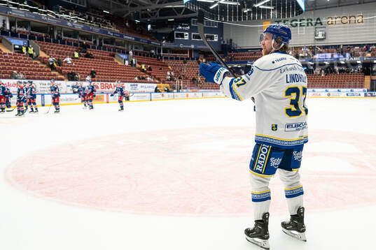 Leksands Anton Lindholm tackar publiken