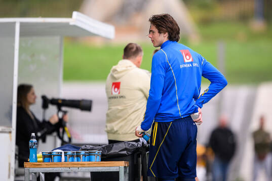 goalkeeper Jacob Widell Zetterström of the Swedish men's