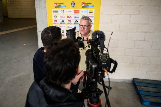 head coach Janne Andersson of the Swedish men's football
