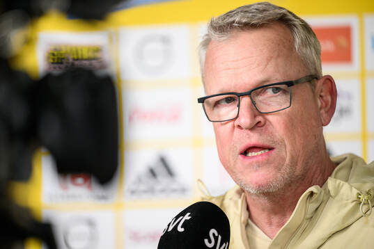 head coach Janne Andersson of the Swedish men's football