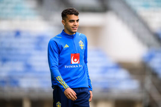 Yasin Ayari of the Swedish men's football national team at