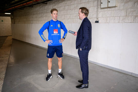 Samuel Gustafson of the Swedish men's football national
